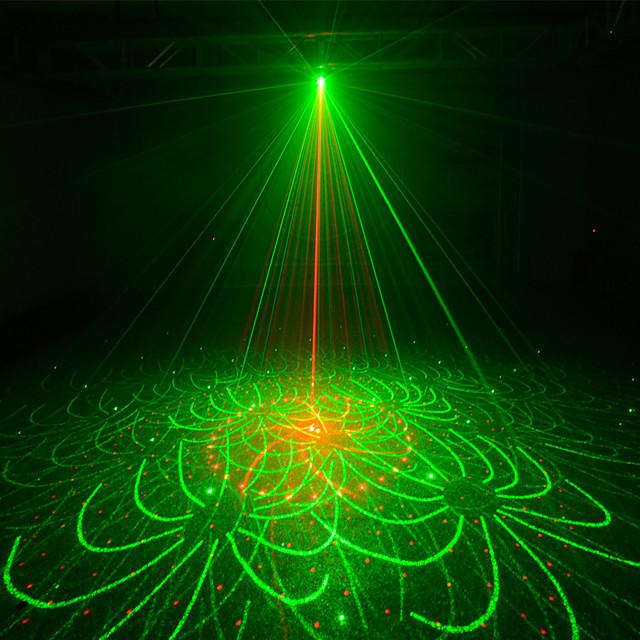 60 Patterns Laser Stage Light LED USB Charging Party RGB LED Disco Light DJ Moving Head Laser Projection Lamp Stage Lighting
