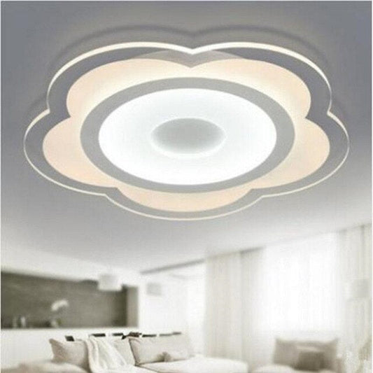 Modern Living Room Nodic Ceiling Lights LED Acrylie Flower Round Lamp Novelty Indoor Lighting Bedroom Light Fixture