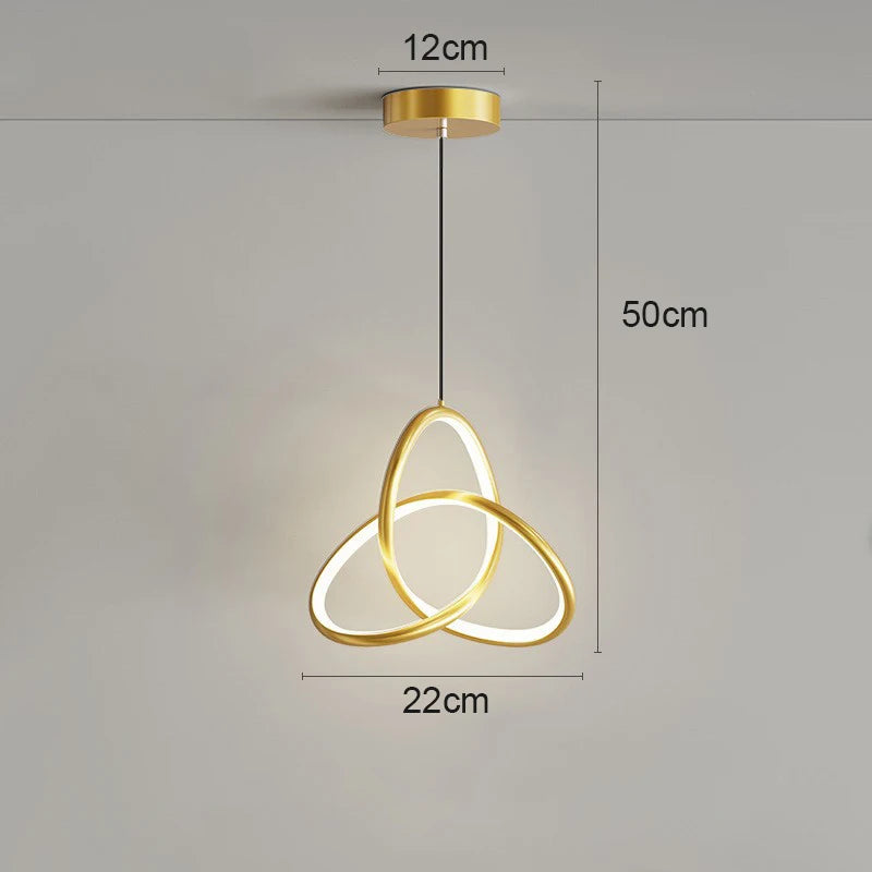 Lustre LED Pendant Lights Hanging Lamps For Ceiling Living Room Decoration Nordic Pendant Lamp