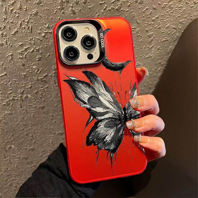 Case for Iphone17 16 15 11 12 Promax Personalized Anti-drop 13 14 Dark Butterfly Moon Phone Case