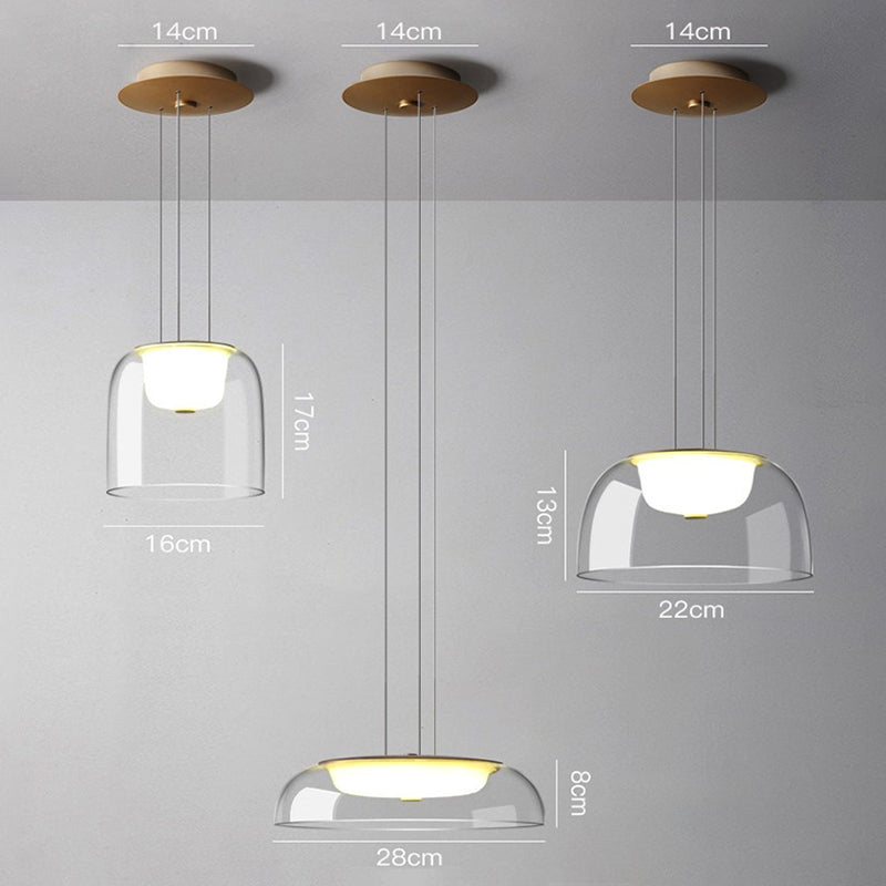 Designer Pendant Lights Glass lampshade lustre Living Room light Dining Room Hanging Lamp Indoor lighting