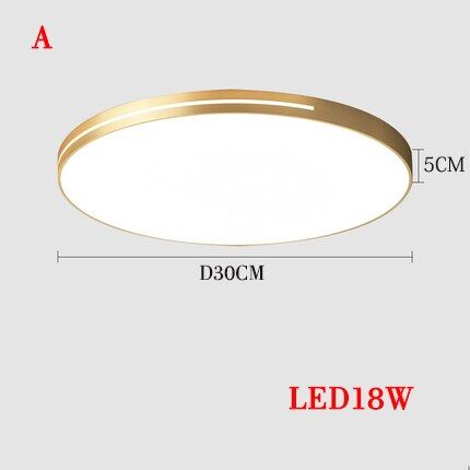 Modern atmosphere light luxury ultra thin ceiling lamp bedroom living room kitchen dining room ceiling lamp