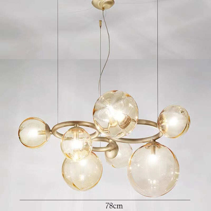 Modern Simple Magic Bean Living Room Bedroom Dining Room Glass Hanging Lamps
