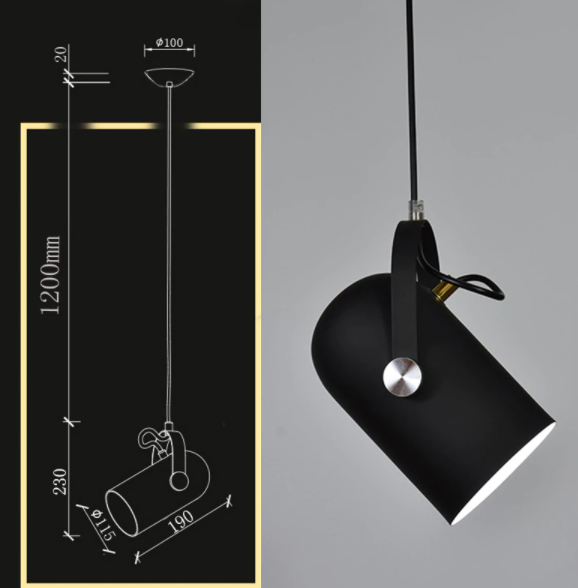 Nordic Modern E27 Pendant Light Single headlights lighting Decor Luminaire Droplight Pendant Lamp