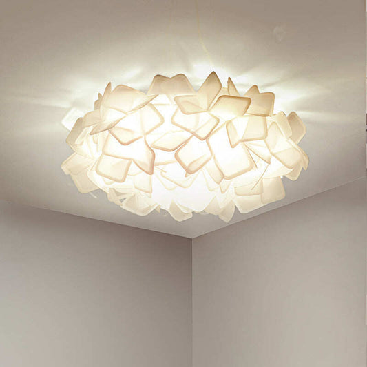 Simple Modern Ceiling Lamp with Living Room Warm and Romantic Flower Shaped Ceiling Lamp