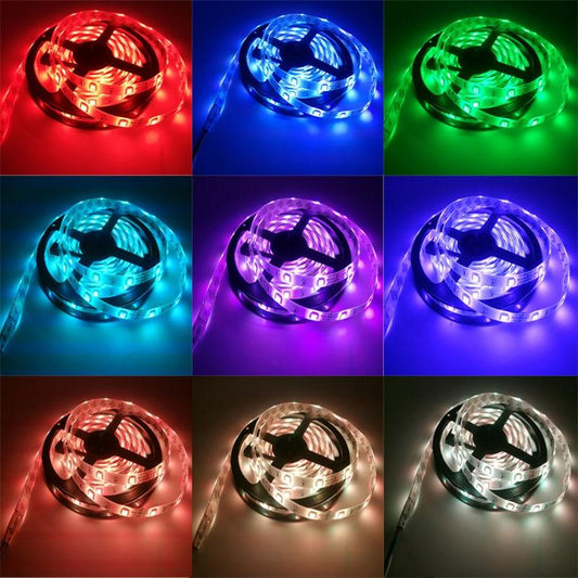 5050 SMD Bluetooth LED Strip Lights 30M 20M RGB LED LightFlexible Ribbon Waterproof Tape Diode DC 12V Bluetooth Control-2