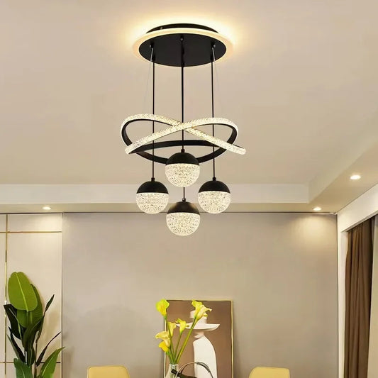 Modern Ring Dimmable Pendant Light for Dining Room