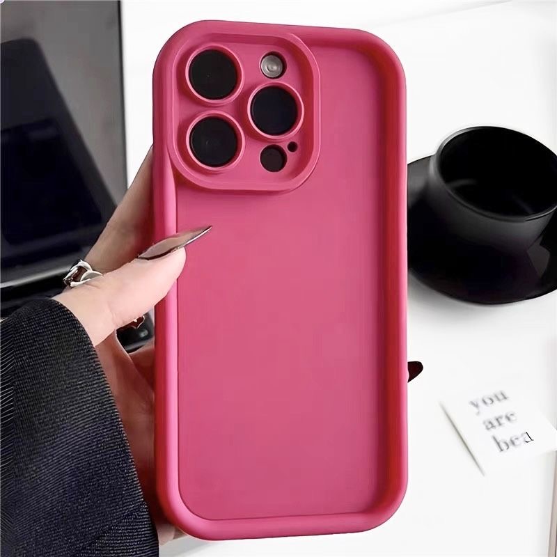 Candy Color Soft TPU Case For iPhone 17 Air 16 14 15 Pro Plus 13 12 11 Pro Max 16e XR XS Shockproof Silicone Phone Cover Fundas