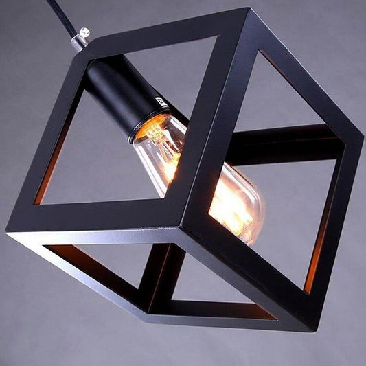 Carbon Steel Bedroom Dinning Room Pendant Lamp E27 Industrial Vintage Lamparas For Home Lighting
