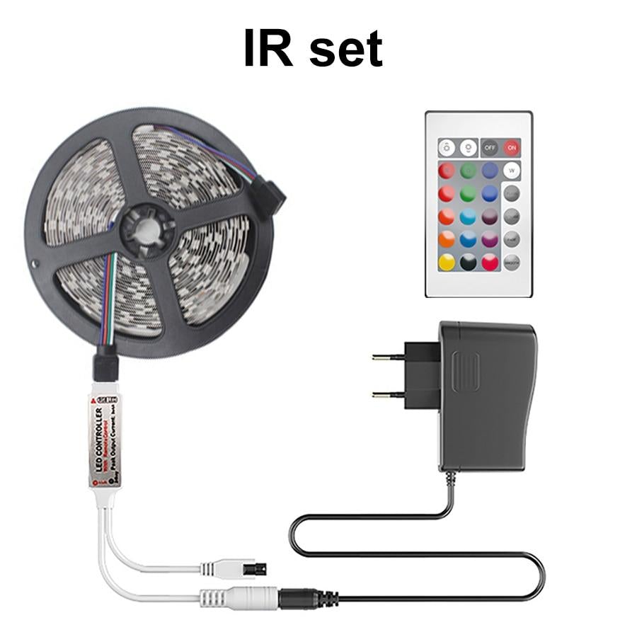 5050 SMD Bluetooth LED Strip Lights 30M 20M RGB LED LightFlexible Ribbon Waterproof Tape Diode DC 12V Bluetooth Control-1