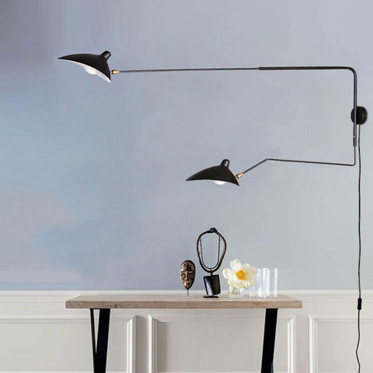 Creative Wall Lamp Personality Retro Long Arm Double-headed Wall Lamp