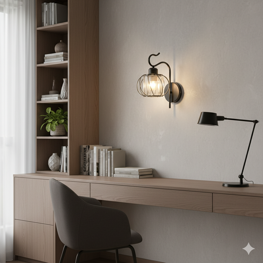 Modern Luxury Gold Wall Lamp Nordic Creative Crystal Sconce Living Room Hallway Bedside Indoor LED Wall Light