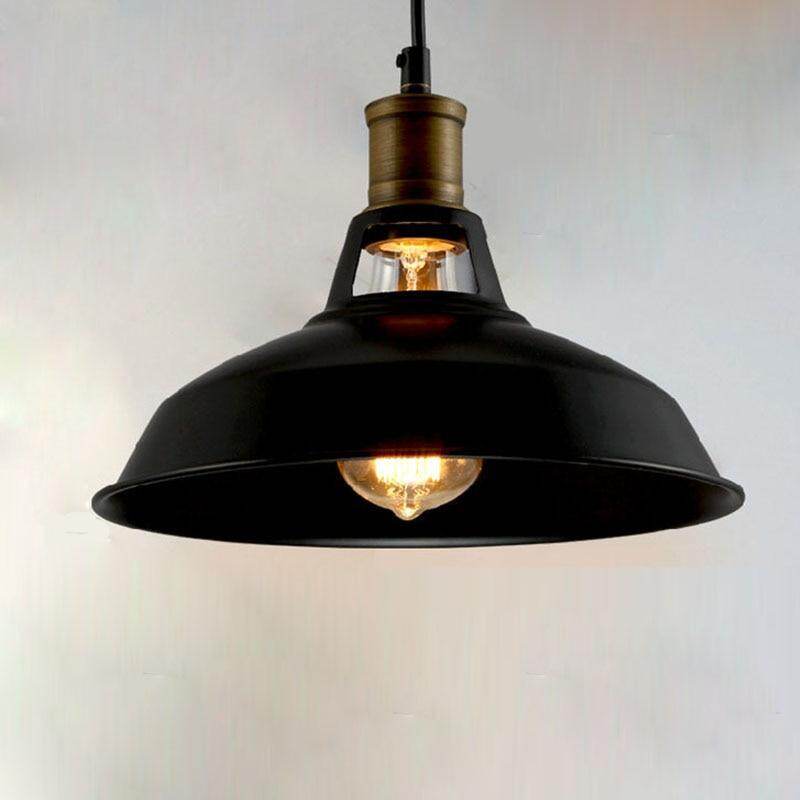 Industrial Vintage Pendant Lights Loft RH Antique Black/White Pendant Lamps For Restaurant/Bar/Coffee Room/Dinning Room Lighting