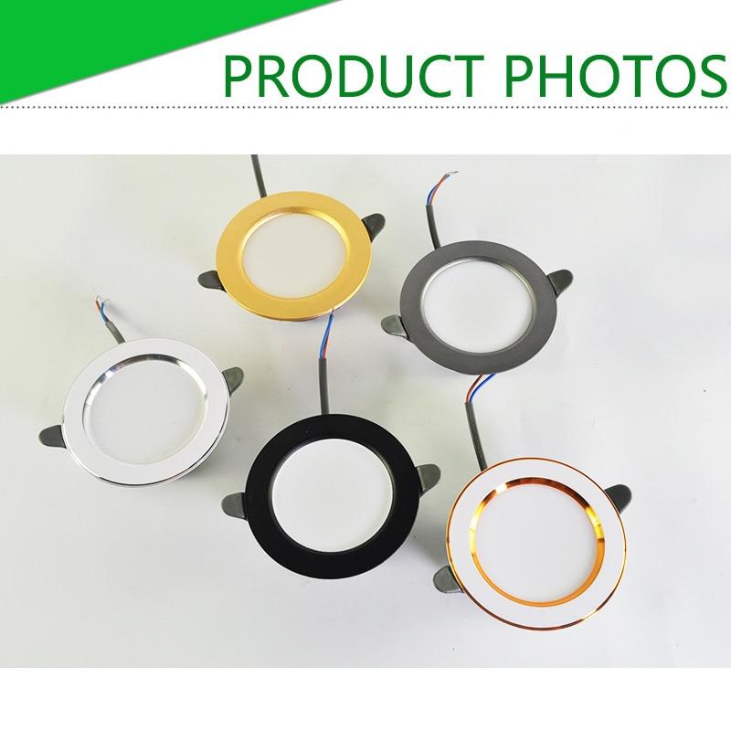 10Pcs Downlight 3w 5w spot led lights 3000k 4500K 6000K led Downlight Kitchen living room Indoor recessed lighting