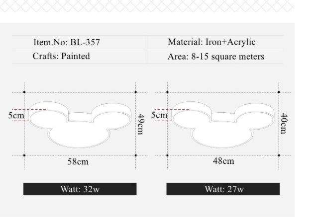 Ultra-thin 5cm Macaron Cartoon Cat Led Lamp Ceiling Light Fixtures Modern Bedroom Kid's Room Painted Iron Lamparas De Techo