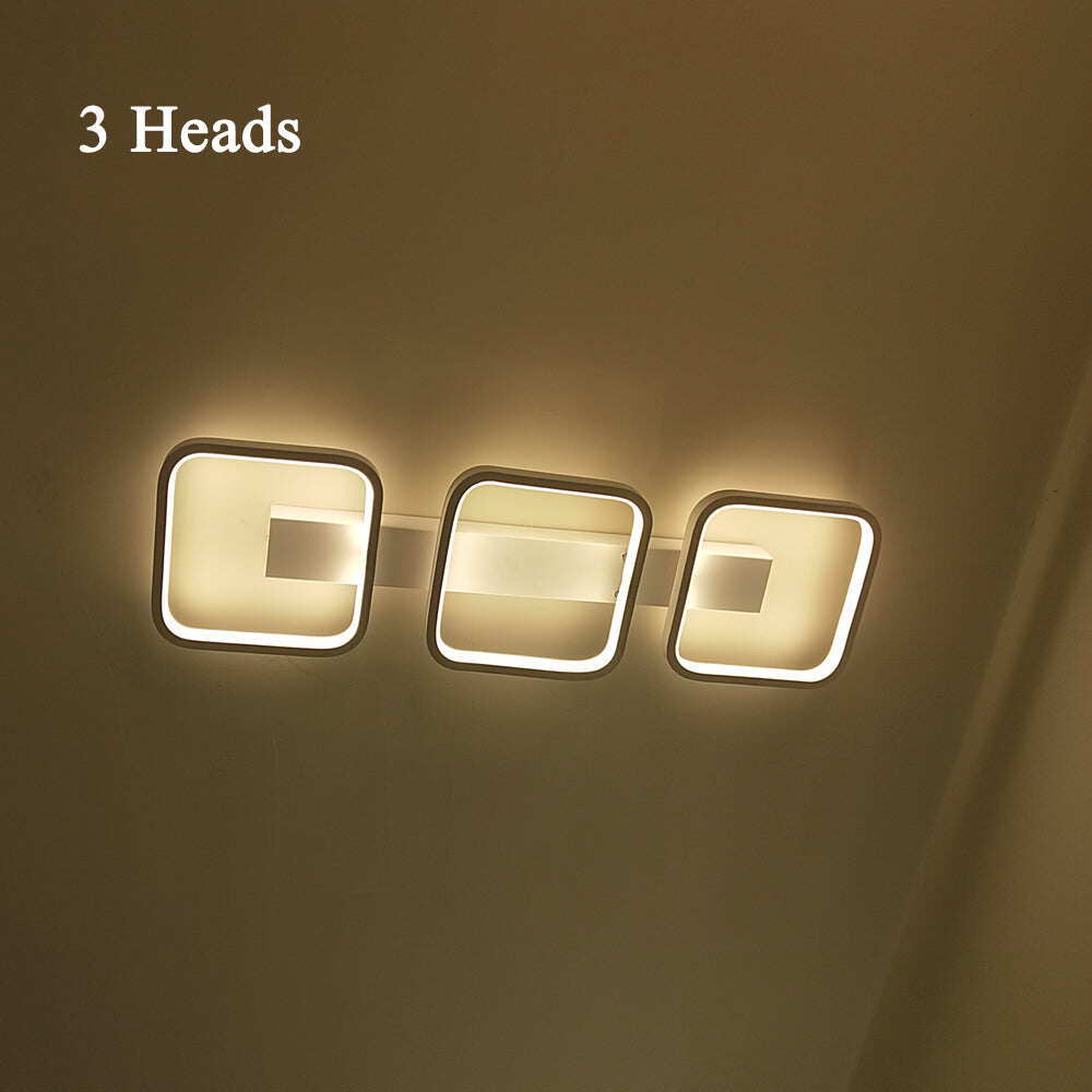 Led Ceiling Light Modern Lamp Living Room Lighting Fixture Bedroom Kitchen Surface Mount Flush Panel 3 Head