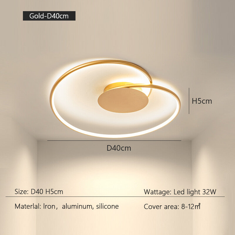 Bedroom Lamps Mordern Minimalism Led Ceiling Lamp Creative Dimmable Study Room Light Indoor Lighting Home Decor Luster Fixtures