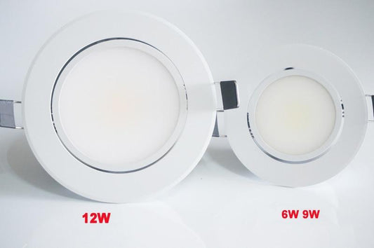 6w 9w 12w HKOSM Led Downlight White Body dimmable spot cob Lighting Fixtures Recessed Down Lights Indoor Light