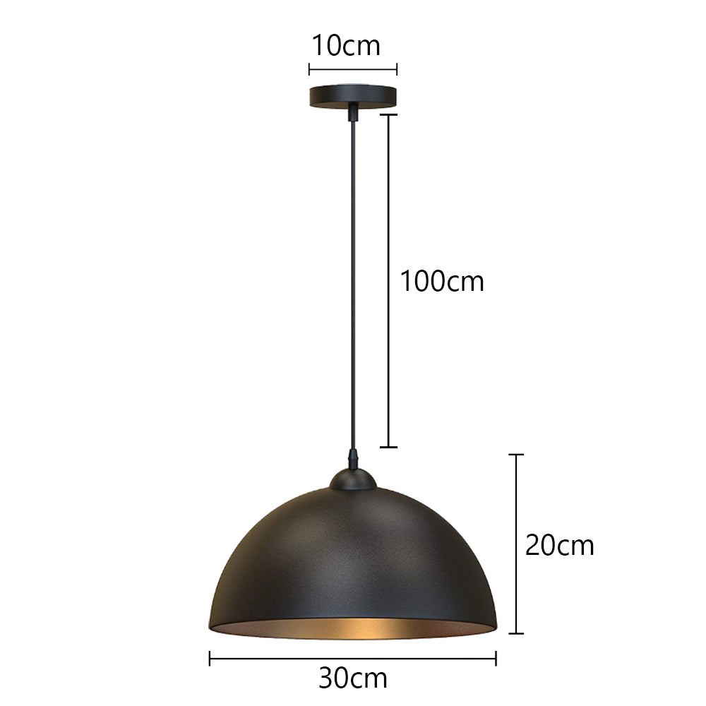 Retro Loft Metal Pendant Light American Vintage Hanging Lamps Industrial Light Kitchen Restaurant Living Room Ceiling Chandelier