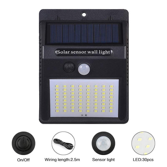 A2 LED Solar Light 40 80LED garden lamp PIR Motion Sensor night light separated for Home outdoor Street Yard Path fence