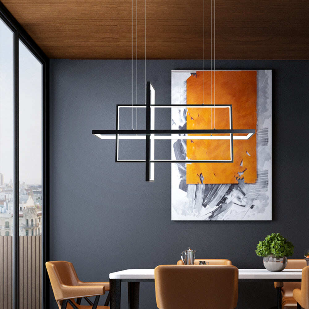 Modern Led Pendant Lights For Living Bedroom Restaurant Dining Kitchen White Black Gold Aluminum Cord Lamp Luminaire Lustre