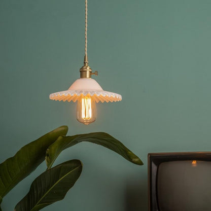 Europe Retro Novelty Glass&iron Pendant Light LED E27 With 5 Colors For Bedroom/Living Room/Bathroom/Dining Room/Restaurant