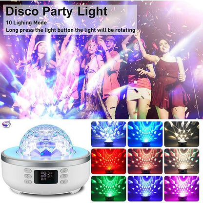 with Bluetooth Music Speaker Rotating LED Projector Dimmable colors Random Color Wedding Party Gift Projector Light