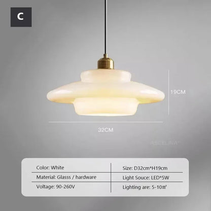 Nordic LED Glass Pendant Lamp Art Decorative Dinning Room Lamp Kitchen Island Bedrrom Bedside LED E27 Modern Light Fixtures