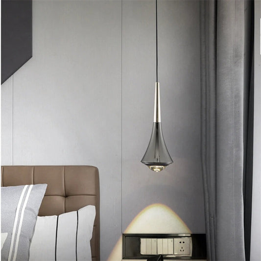 LED Pendant Lights Mirror Lamp Dimmable Aluminum&Acrylic Home Kitchen Island Dining Living Room Bar Cafe Droplight Fxture