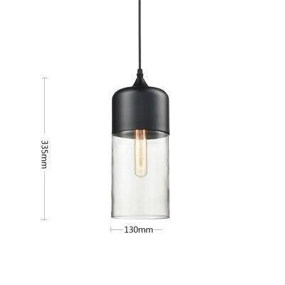 Glass Nordic Modern Pendant Lamp Dinning Room Bar Cafe Loft Vintage Light Hanging Lights Industrial Lighting Fixtures LED