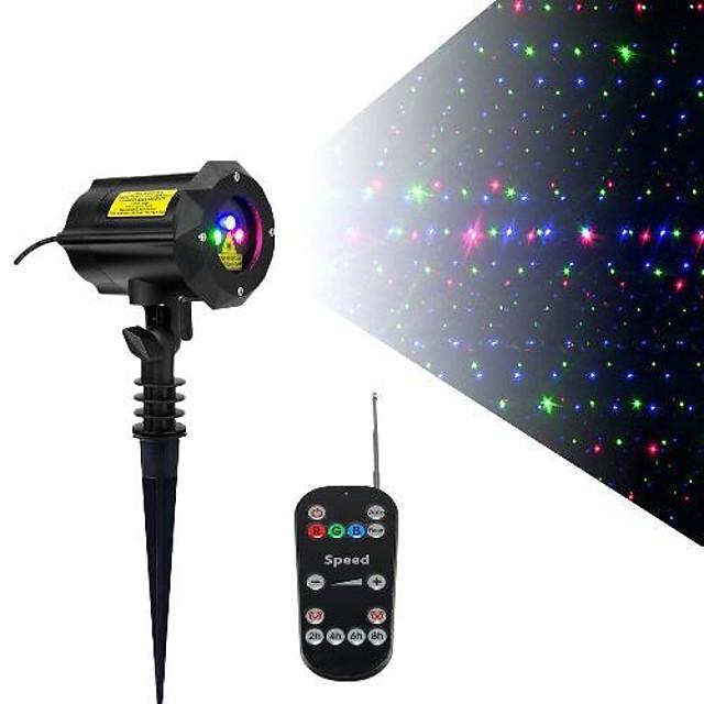 1pcs x-33p-b rgb led laser projector moving pattern lamps stage light outdoor snowflakes stage light christmas party garden