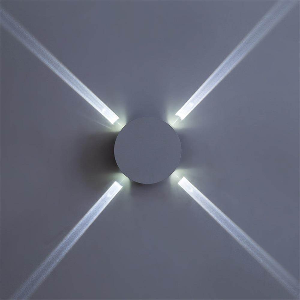 Led wall lamp bedside lamp bedroom living room wall lamp modern simple creative corridor hotel cross star wall light