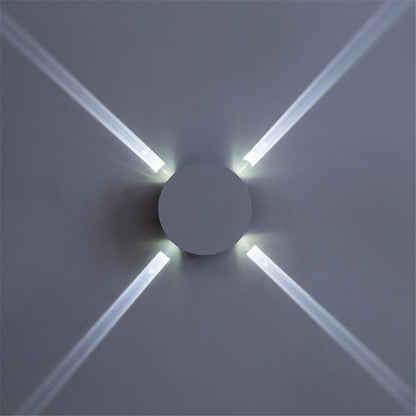 Led wall lamp bedside lamp bedroom living room wall lamp modern simple creative corridor hotel cross star wall light