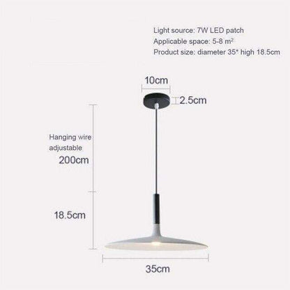 LED Saucer Pendant Lights Hanging Lamp Cement Hanglamp Nordic Retro Living Room Light Fixtures Decorative Lighting