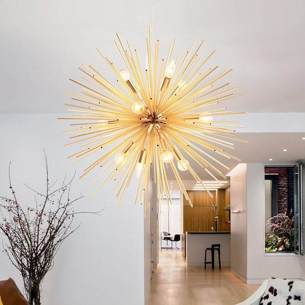 Nordic Pendant Lights Antique Living Room Handing Lamps Gold Artistic LED lighting Industrial Luminaria Modern Home Decoration
