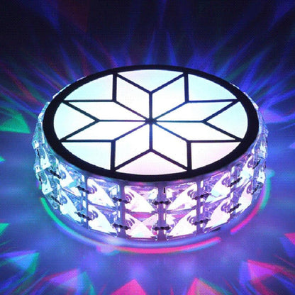 Modern Metal Crystal Ceiling Lamp For Hallway Dinning Room 6W/12W Glass Lampshade Round Aisle Lighting