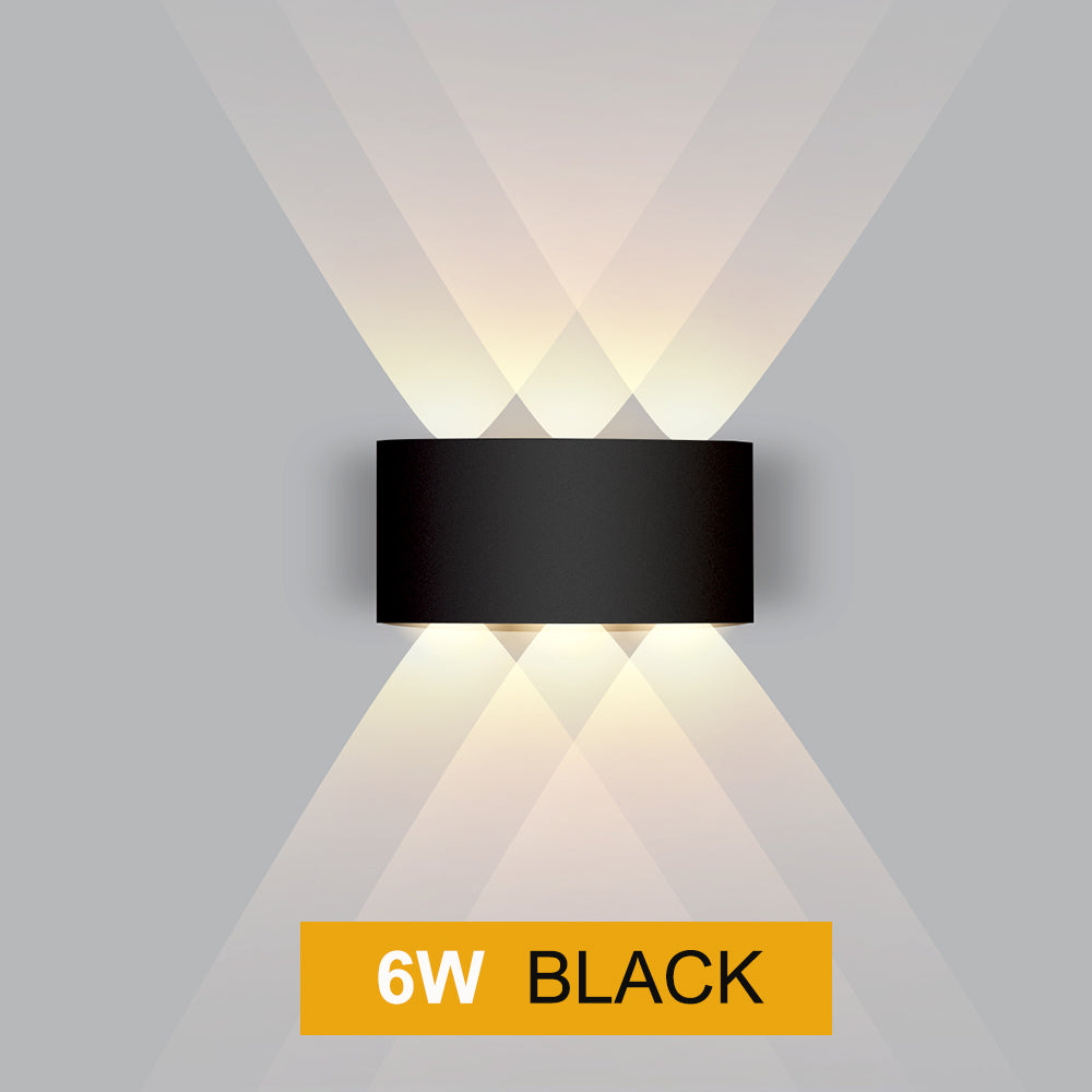 LED Wall Light Outdoor Waterproof Modern Nordic Style Indoor Wall Lamps Living Room Porch Garden Lamp 2W 4W 6W 8W 12W NR-69