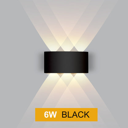 LED Wall Light Outdoor Waterproof Modern Nordic Style Indoor Wall Lamps Living Room Porch Garden Lamp 2W 4W 6W 8W 12W NR-69