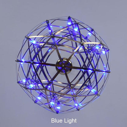 Industrial Loft Iron Ball Sparking Pendant Light LED G4 Modern Nordic Hanging Lamp For Living Room Lobby Hotel Restaurant Cafe