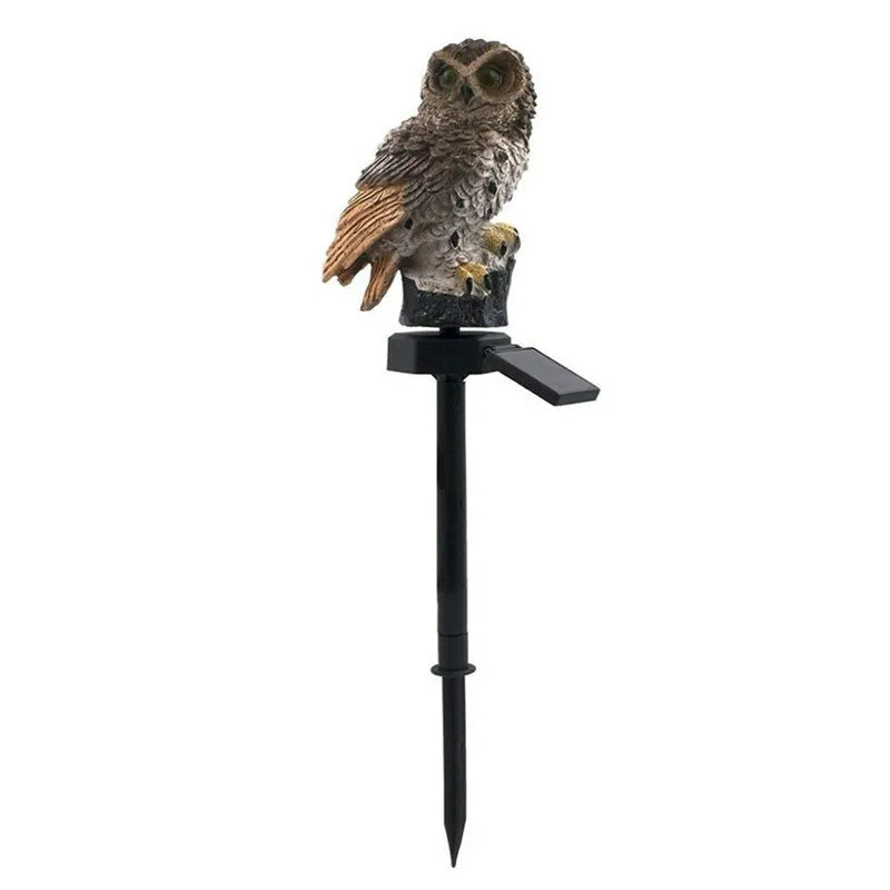 Led Solar Power Outdoor Garden Waterproof lighting Night Lights Owl Shape Energia Lamp Owl Stake Lawn Light decoration
