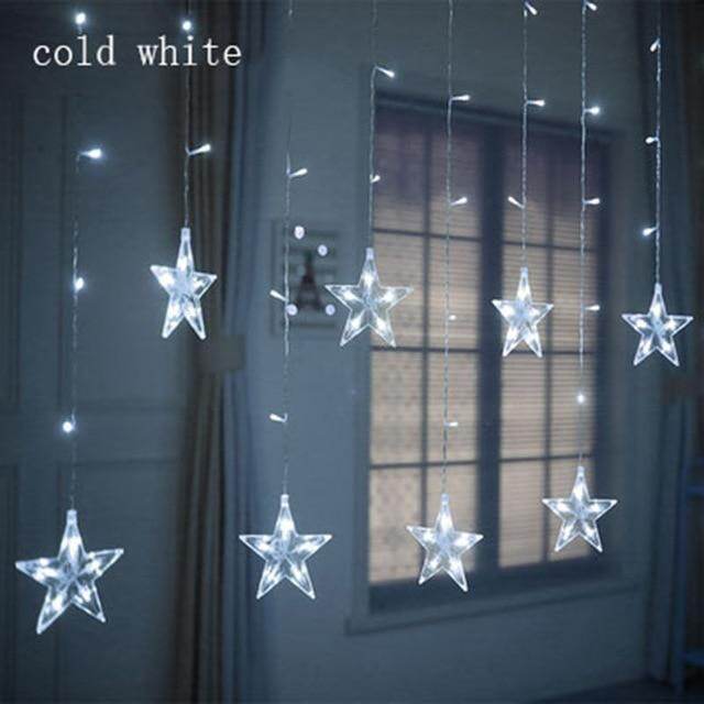 Christmas lights indoor/outdoor fairy lights Moon Star Lamp LED String Decoration for home Party Holiday lighting