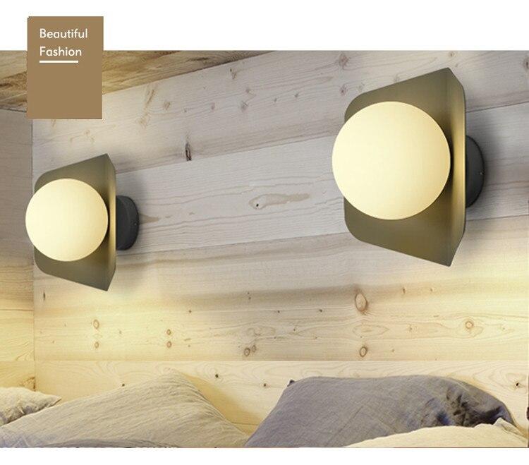 Creative Ceiling Lamp Contracted LED Glass Iron Indoor Light Decorate Lighting Restaurant   Modern Light Fixture