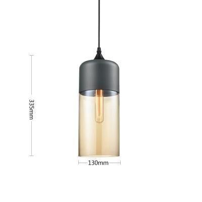 Glass Nordic Modern Pendant Lamp Dinning Room Bar Cafe Loft Vintage Light Hanging Lights Industrial Lighting Fixtures LED