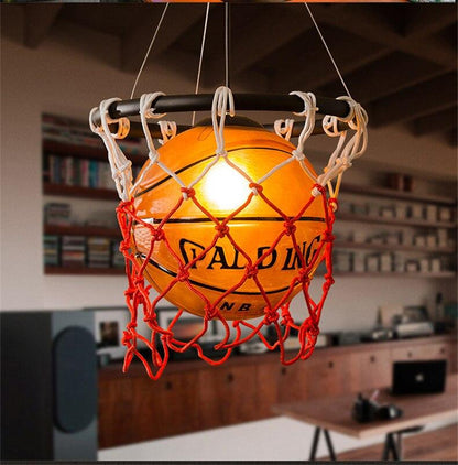 New Pendant Lights Football Glass Basketball Pendant Lamp Kitchen Hanglamp Bedroom Restaurant Children Room Decor Light Fixtures