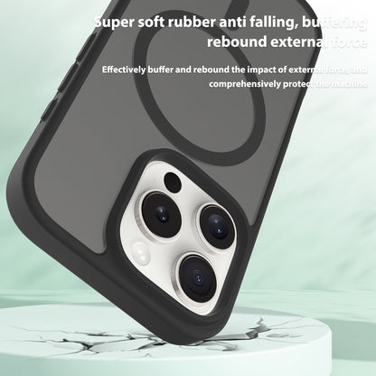 Translucent Matte Phone Case For iPhone 17 Pro Max Air 16E 15 Plus 16 Pro For Magsafe Wireless Charging Protector Cover