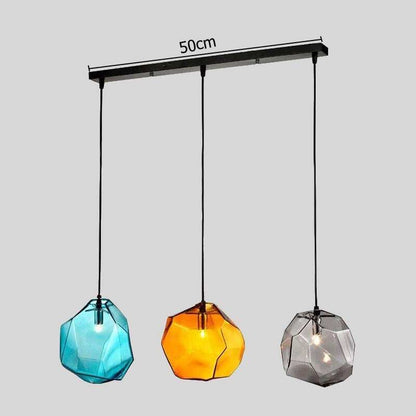 Modern Minimalist Pendant Lights Creative Colorful Glass Pendant Lamps Restaurant LED Lamps Indoor Home Lighting