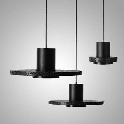 High end Nordic postmodern design bedside lamp, black hole stone foyer, balcony, small pendant lamp, industrial style restauran