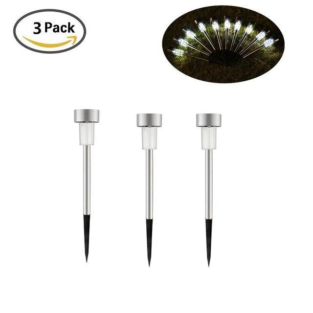 10pcs/5pcs Led Solar Garden Light Outdoor Decoration Pathway Waterproof LED Solar Powered Lawn Light Street Landscape Yard Lamp