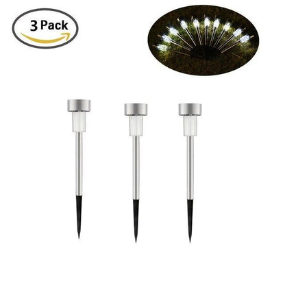 10pcs/5pcs Led Solar Garden Light Outdoor Decoration Pathway Waterproof LED Solar Powered Lawn Light Street Landscape Yard Lamp