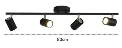 Black White Ceiling Lamp Lighting Angle adjustable Spotlights GU10 Spot Lights Bulb for Store Shop Showroom lighting New Arrival